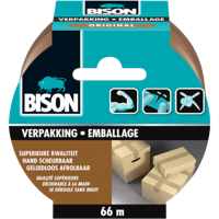 Verpakkingstape Original Rol 66 m x 50 mm - Bison
