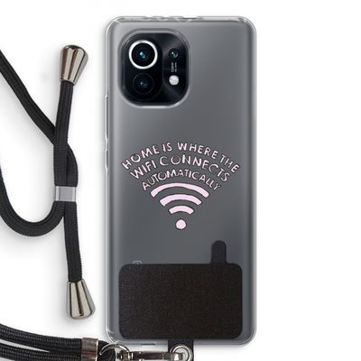 Home Is Where The Wifi Is: Xiaomi Mi 11 Transparant Hoesje met koord
