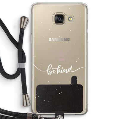 Be(e) kind: Samsung Galaxy A5 (2016) Transparant Hoesje met koord