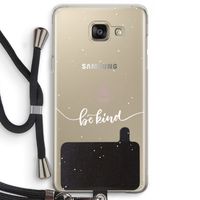 Be(e) kind: Samsung Galaxy A5 (2016) Transparant Hoesje met koord