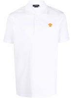 Versace polo à logo Medusa brodé - Blanc