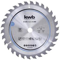 kwb 587157 Hardmetaal-cirkelzaagblad 200 x 16 mm 1 stuk(s) - thumbnail
