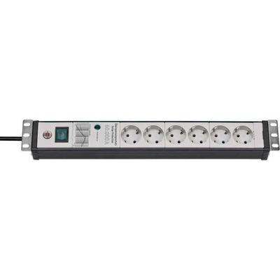 Brennenstuhl Premium-Line stekkerdoos 6-voudig 19" formaat