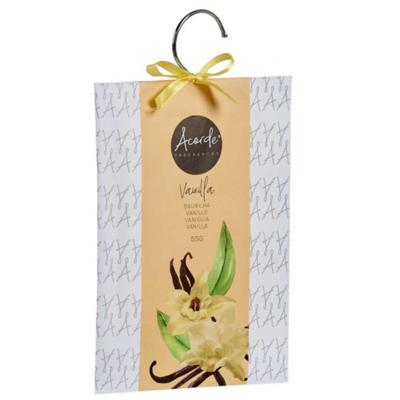 Acorde Geurzakjes Vanille - met ophanghaak - 55 gr - geurkaartjes / luchtverfrisser Acorde Geurzakjes Vanille - met ophanghaak - 55 gr - geurkaartjes / luchtverfrisser