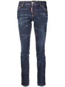 DSQUARED2 jean skinny à effet délavé - Bleu