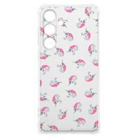 Doorzichtige Silicone Hoesje voor Samsung Galaxy S24 FE Unicorns