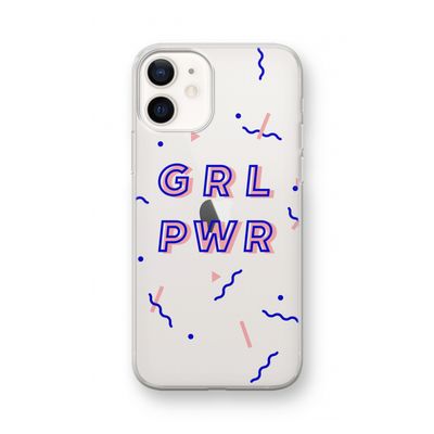 GRL PWR: iPhone 12 mini Transparant Hoesje