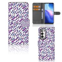 OPPO Find X3 Neo 5G | Telefoon Hoesje | Feathers Color