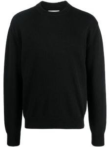 Jil Sander pull en maille à col rond - Noir