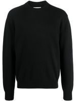 Jil Sander pull en maille à col rond - Noir