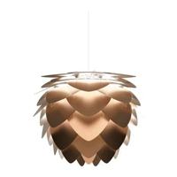 Umage Aluvia Medium hanglamp brushed bronze - met koordset wit - Ø 59