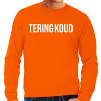 Apres ski sweater heren - teringkoud - oranje - apres ski party - wintersport