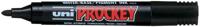 Uni-ball permanent marker Prockey PM-122, ronde punt, medium, zwart