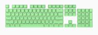 Corsair PBT Double-shot Pro Keycaps - Mint Green keycaps US lay-out
