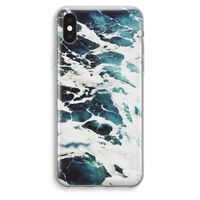 Golven: iPhone XS Max Transparant Hoesje