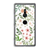 Botanical sweet flower heaven: Sony Xperia XZ2 Transparant Hoesje