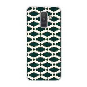 Moroccan tiles: Samsung Galaxy A6 Plus (2018) Transparant Hoesje
