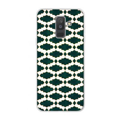 Moroccan tiles: Samsung Galaxy A6 Plus (2018) Transparant Hoesje