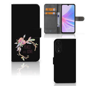 OPPO A78 5G | A58 5G Leuk Hoesje Boho Text