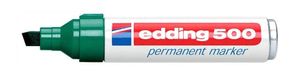 Edding 500 permanente marker Beitelvormige punt Groen 10 stuk(s)