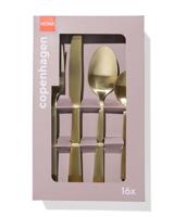 HEMA Bestekset Copenhagen 16-delig (goud) HEMA Bestekset Copenhagen 16-delig (goud)