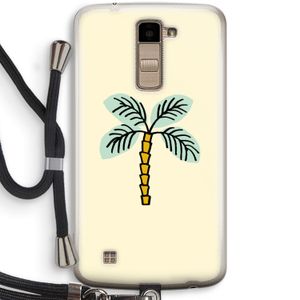 Palmboom: LG K10 (2016) Transparant Hoesje met koord