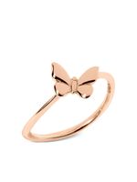 Dodo bague Butterfly en or rose 9ct sertie de diamants