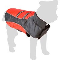 Honden Regenjas Quin 50 - 60 cm x 40 cm Flamingo Rood - thumbnail