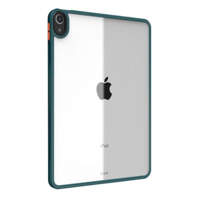 Shop4 - iPad Air (2020) Hoes - Harde Back Case Transparant Blauw Shop4 - iPad Air (2020) Hoes - Harde Back Case Transparant Blauw