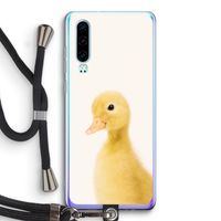 Duke: Huawei P30 Transparant Hoesje met koord Duke: Huawei P30 Transparant Hoesje met koord