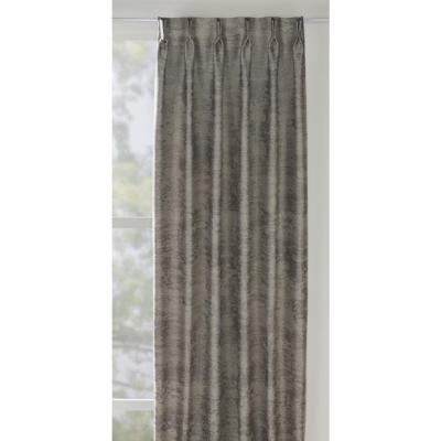 Leen Bakker - Gordijnstof Dust Semi Verduisterend - Zilvergrijs - Polyester/Gerecycled Kunststof - Grijs#Zilverkleurig - B150 Cm