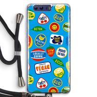 Fruitsticker: Honor 9 Transparant Hoesje met koord