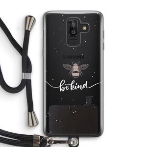 Be(e) kind: Samsung Galaxy J8 (2018) Transparant Hoesje met koord