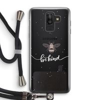 Be(e) kind: Samsung Galaxy J8 (2018) Transparant Hoesje met koord