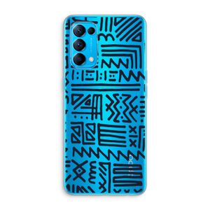 Marrakech print: Oppo Find X3 Lite Transparant Hoesje
