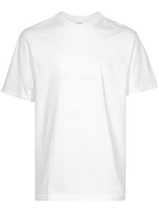 Supreme t-shirt à logo ton-sur-ton - Blanc