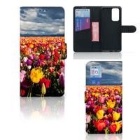 OnePlus 9 Pro Hoesje Tulpen | Portemonnee hoesje