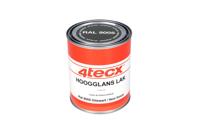 4tecx Hoogglans lak RAL 9005 gitzwart 0,75ltr