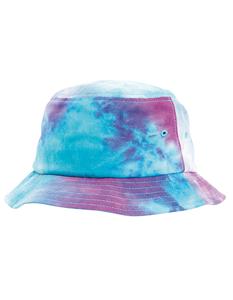 Flexfit FX5003TD Festival Print Bucket Hat - Purple/Turquoise - One Size