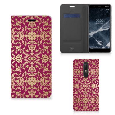 Telefoon Hoesje Nokia 5.1 (2018) Barok Pink
