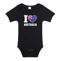 I love Australia baby rompertje zwart Australie jongen/meisje - thumbnail