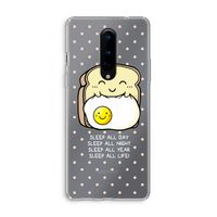 Sleep All Day: OnePlus 8 Transparant Hoesje