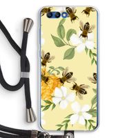 No flowers without bees: Honor 10 Transparant Hoesje met koord