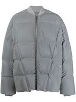 Rick Owens veste bomber à design matelassé - Gris