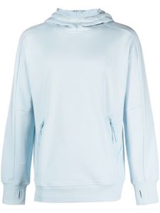 C.P. Company hoodie Diagonal Raised en polaire - Bleu