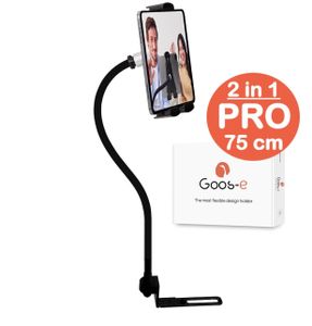 GOOS-E Auto tablet houder + telefoonhouder PRO- Extra hoog 75 cm