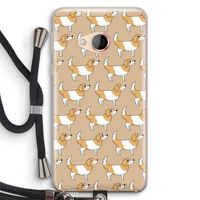 Doggy: HTC U Play Transparant Hoesje met koord