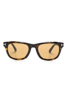 TOM FORD Eyewear lunettes de soleil Kendel à monture carrée - Marron