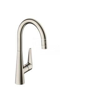 Hansgrohe Talis S 260 eengreeps keukenmengkraan geborsteld staal 72810800