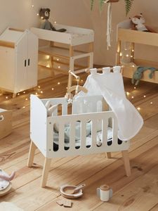 Mobiel voor houten poppenbed wit
